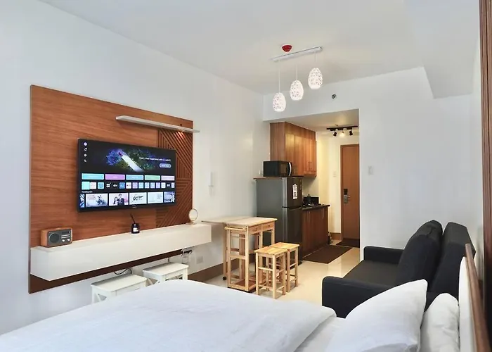 Modern Lux At Shore 3 Tower 4 Smdc Pool View * Manila